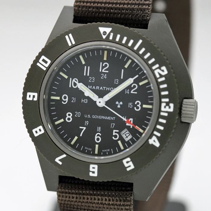 マラソン ナビゲーター デイト パイロット クォーツ WW194013 - 腕時計