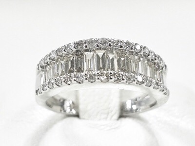 Pt900 ダイヤモンド1.0ct幅広デザインリング Pt900 ダイヤモンド1.0ct幅広デザインリング PT900 ダイヤ 1.0ct