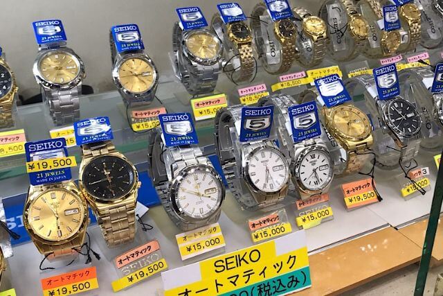 上野の時計専門店で取り扱うセイコーメンズモデルの特徴とラインナップ